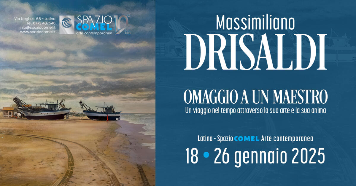 Le opere del Maestro apriliano Massimiliano Drisaldi in esposizione allo Spazio Comel di Latina. - 