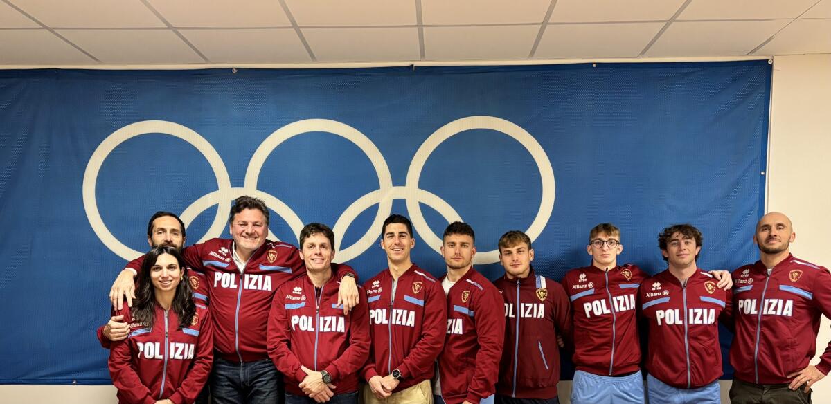 Allenamenti ad alta quota per gli atleti delle Fiamme Oro di Sabaudia in vista della prossima stagione agonistica. - 