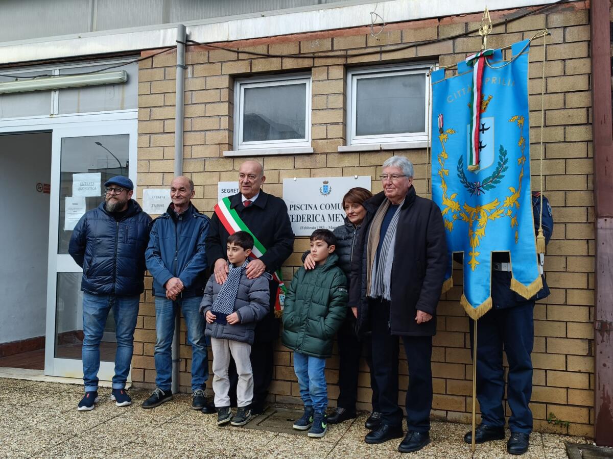Aprilia - La piscina comunale intitolata a Federica Menotti - 