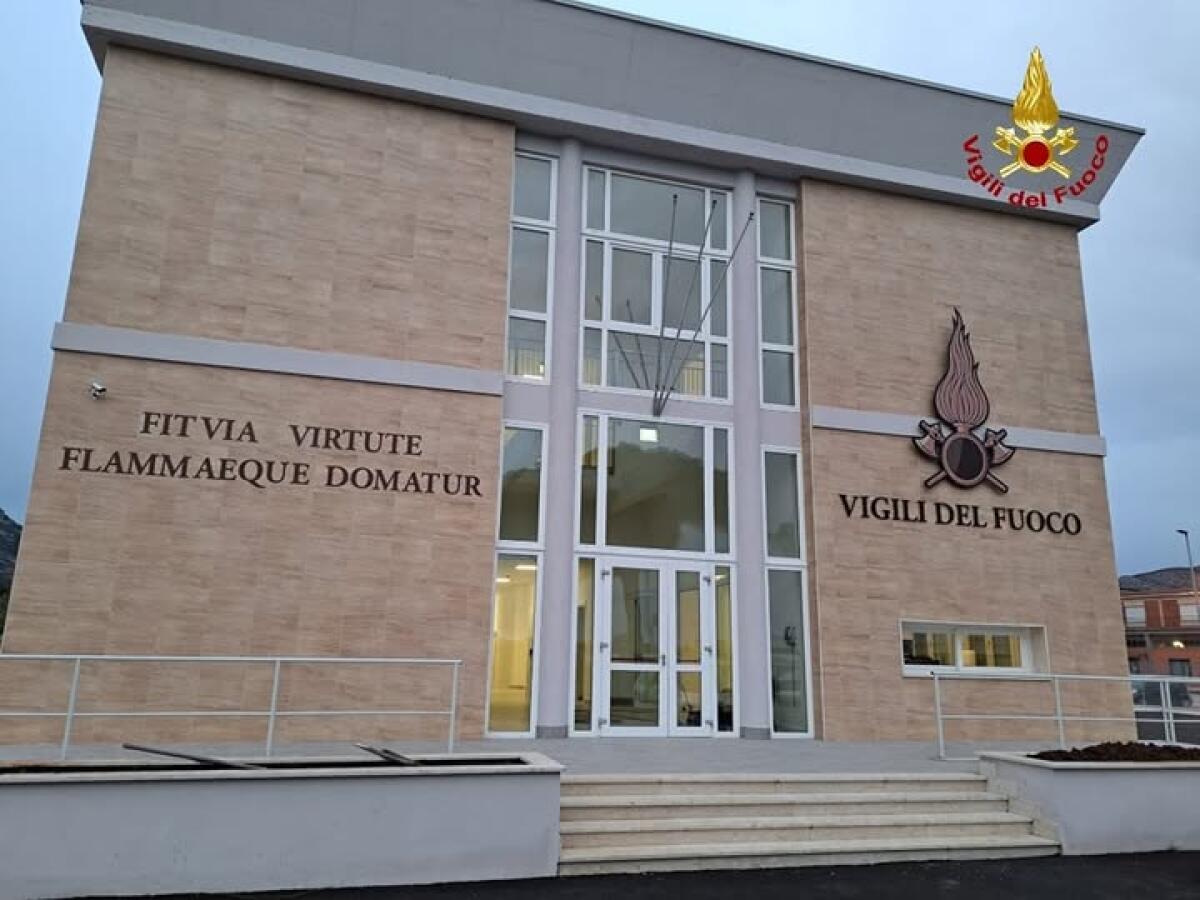Nuova sede per i vigili del fuoco di Terracina, l'inaugurazione l'8 gennaio - 
