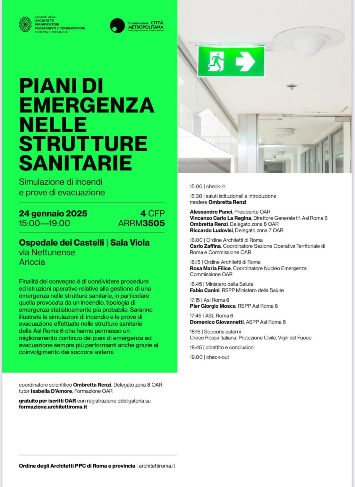 Sicurezza nelle strutture sanitarie. Questo venerdì all’Ospedale dei Castelli un convegno. - 