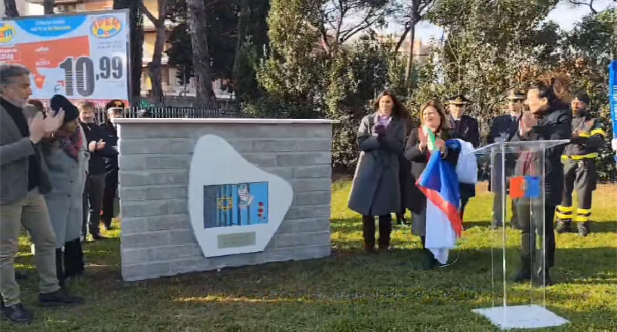Giornata della Memoria, inaugurato a Pomezia un monumento dedicato alle Vittime dell’Olocausto. - 