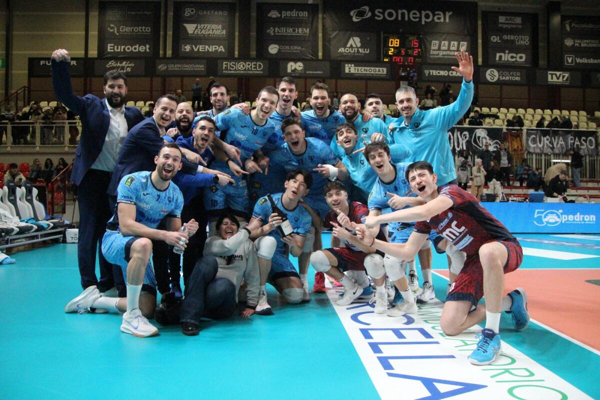 Superlega - Cisterna batte Padova e vola - 