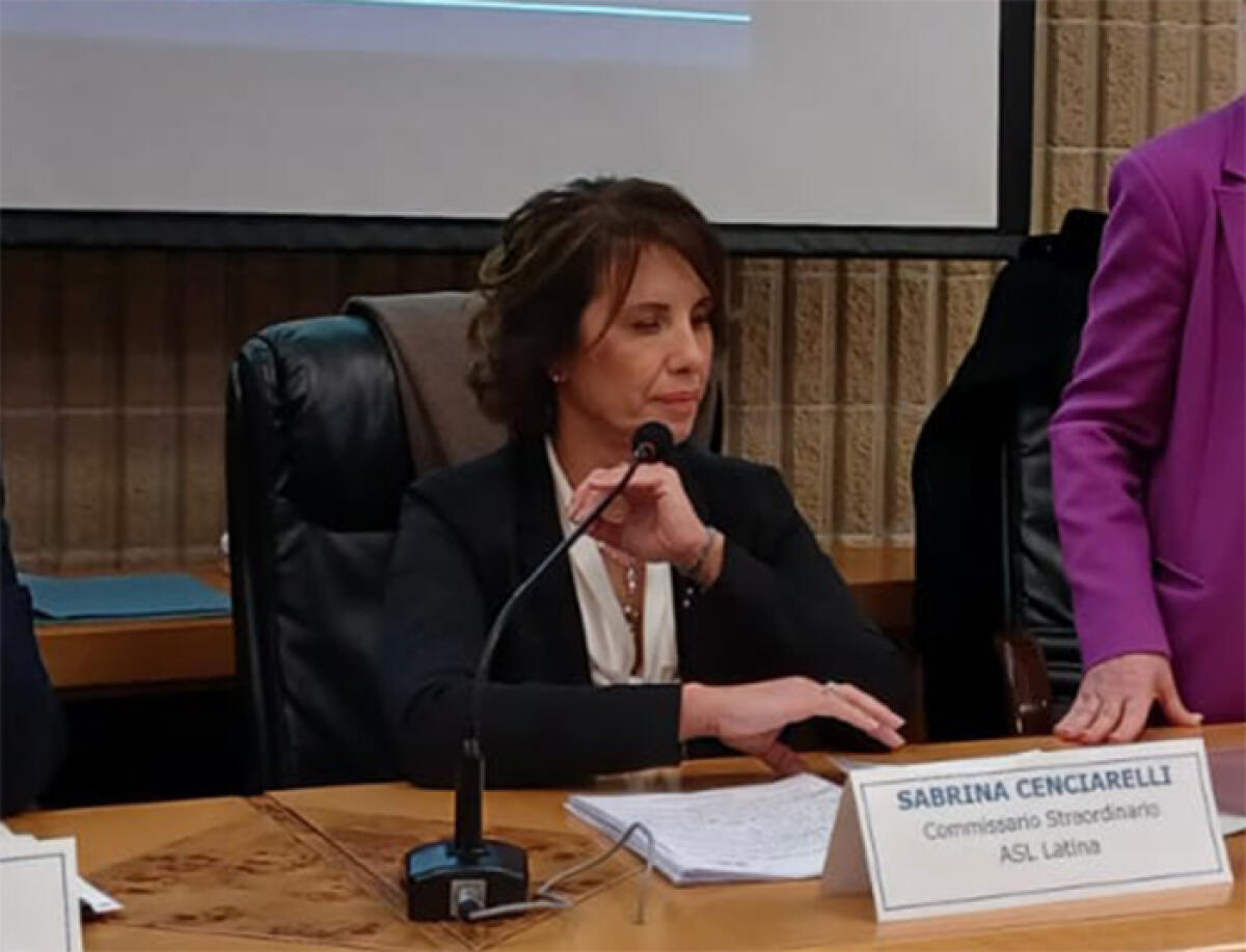 Sabrina Cenciarelli nuovo direttore generale della Asl di Latina. Il via libera della Commissione Sanità in Regione. - 