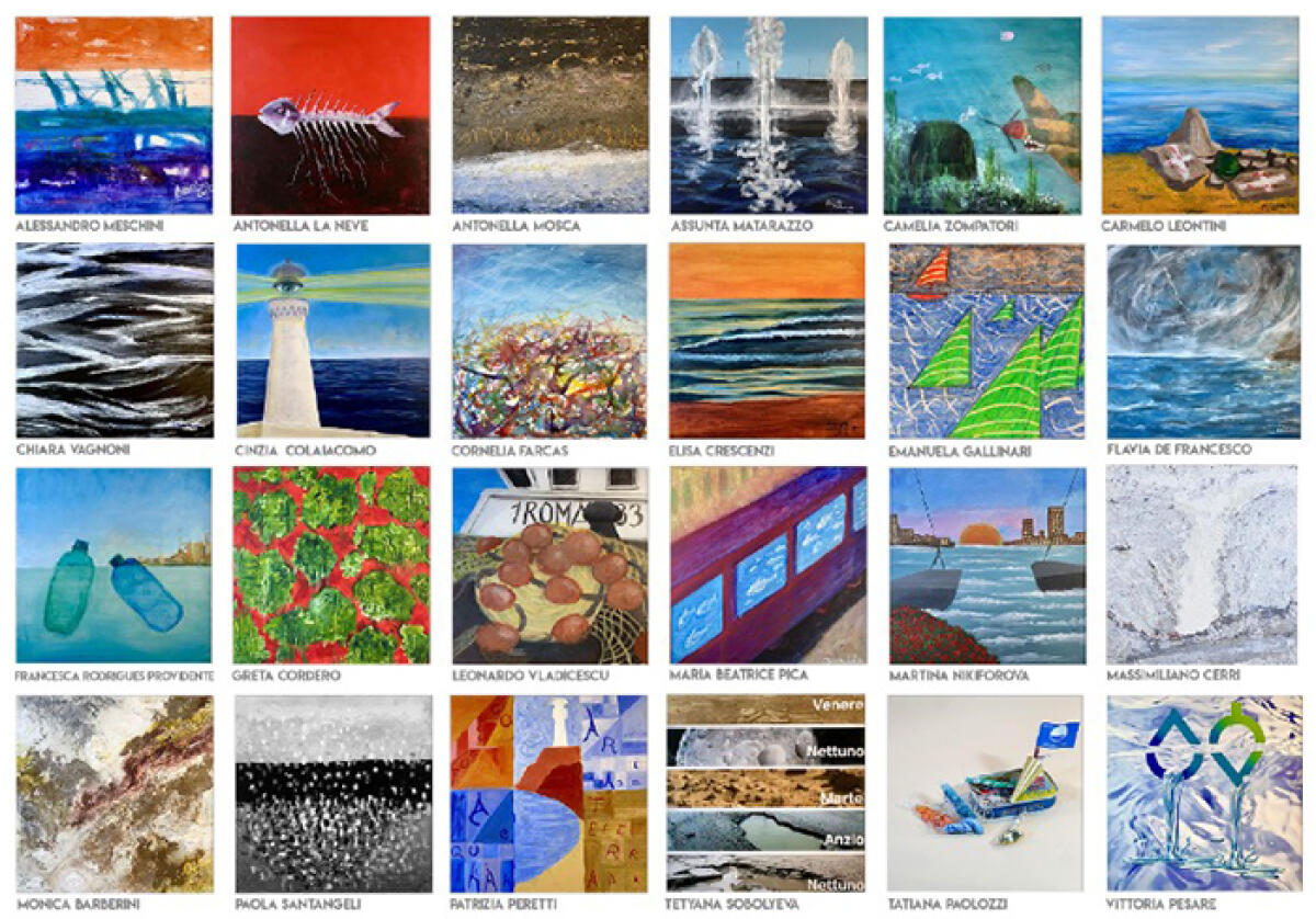 Alla Lega Navale di Anzio la mostra d'arte “L’acqua di Anzio e Nettuno”. - 