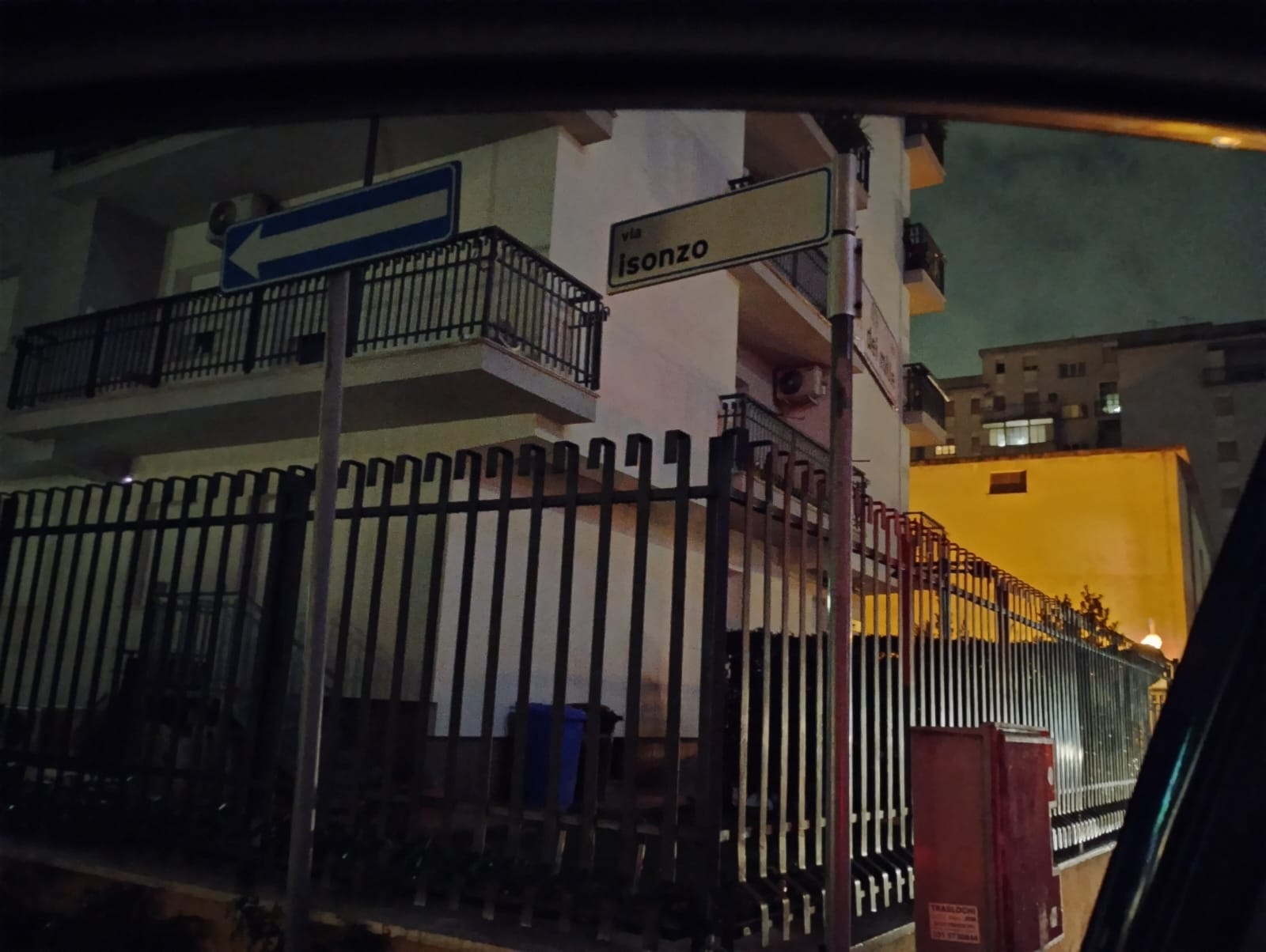 via Isonzo al buio -Aprilia
