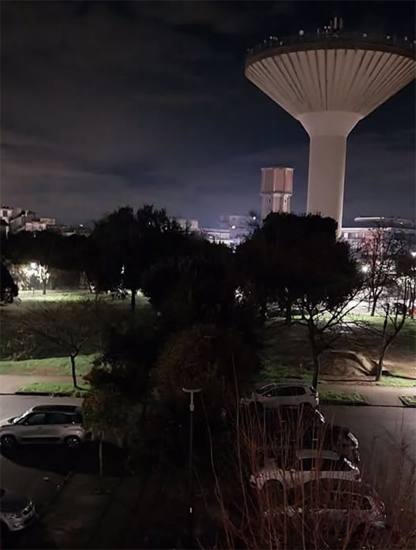 il Parco Manaresi di Aprilia al buio