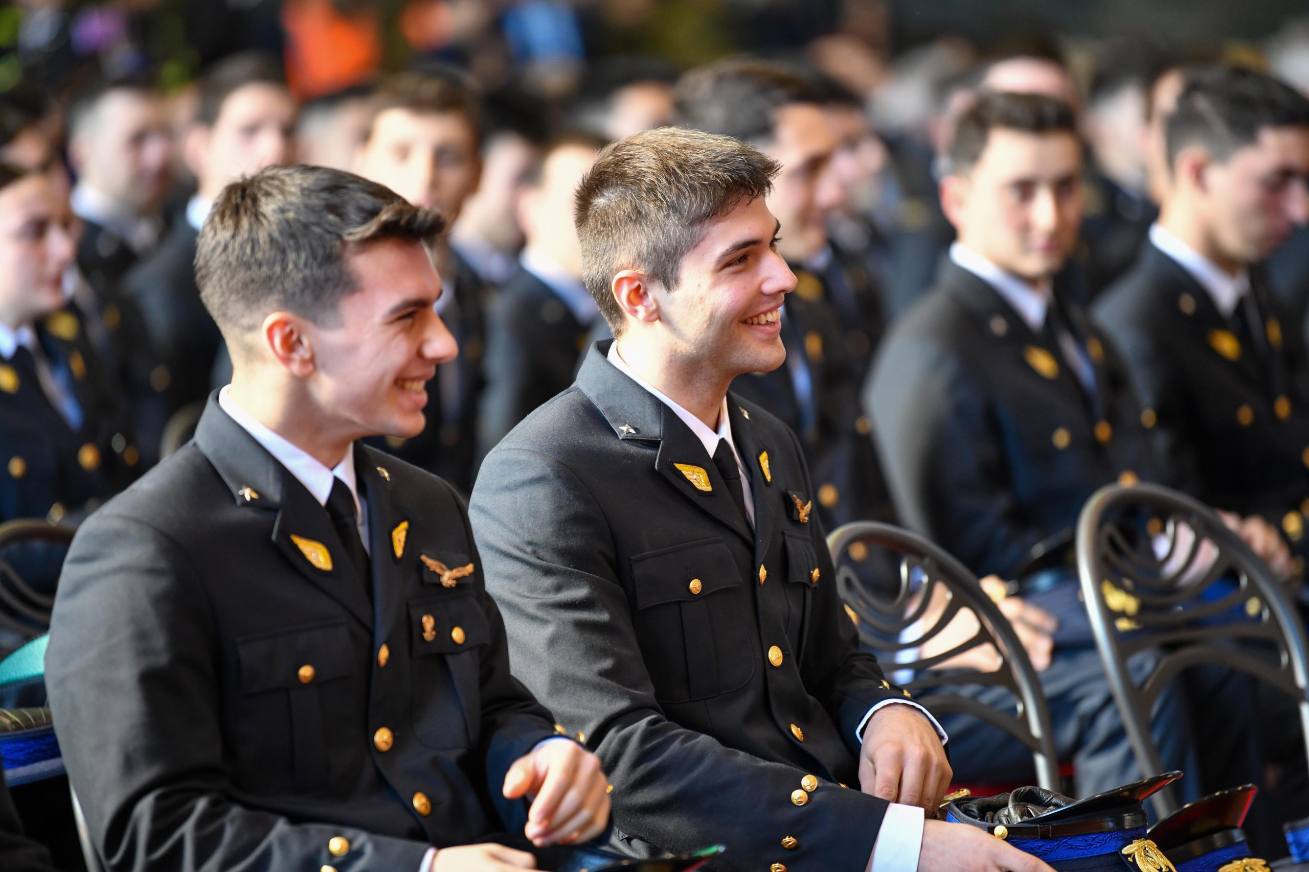 la cerimonia di consegna delle Aquile di Pilota al 70esimo Stormo di Latina