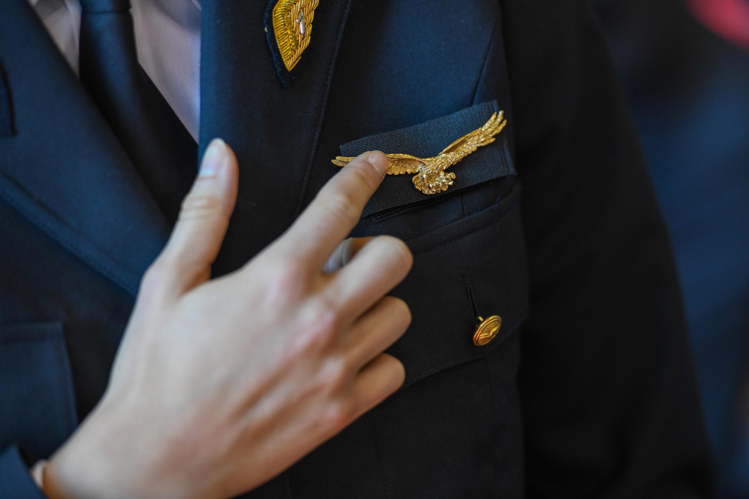 la cerimonia di consegna delle Aquile di Pilota al 70esimo Stormo di Latina