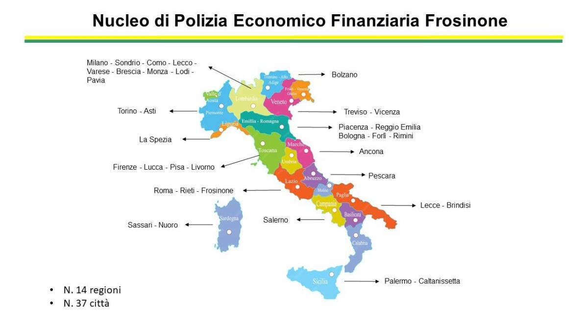 Evasione milionaria nel settore delle sponsorizzazoni di competizioni sportive. Un arresto anche a Latina. Vasta operazione della Finanza di Frosinone. VIDEO - 