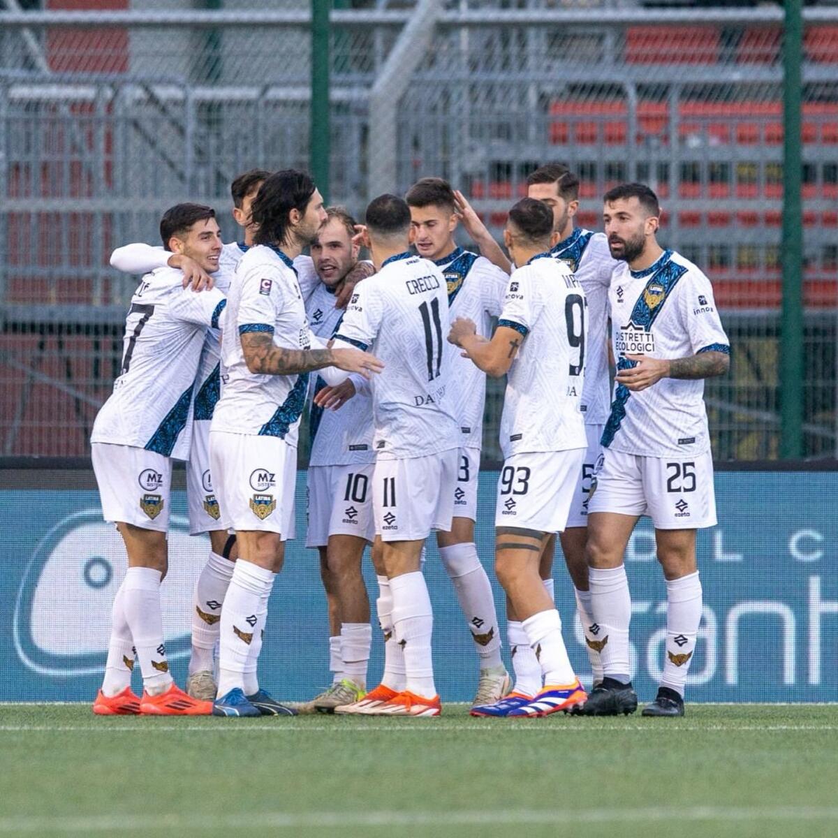 Calcio - Serie C - Il Latina si prepara alla sfida contro Giugliano - 