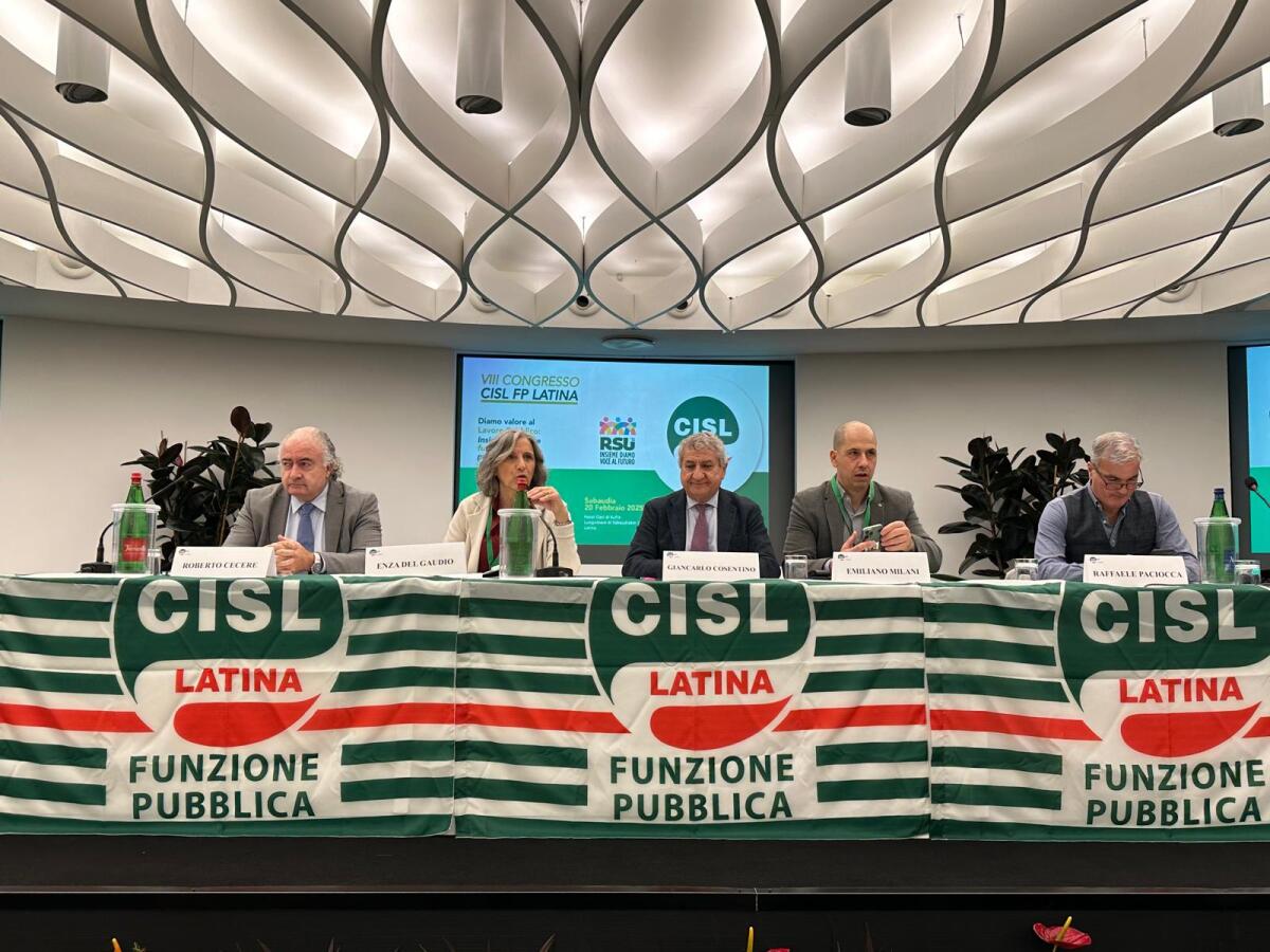 Cisl Fp Latina, Enza Del Gaudio rieletta segretaria generale - 