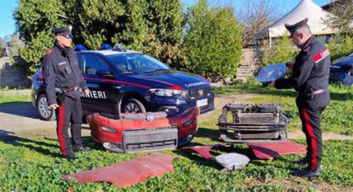 Custodiva in casa pezzi di carrozzeria di dubbia provenienza: 35enne di Anzio accusato di ricettazione. - 
