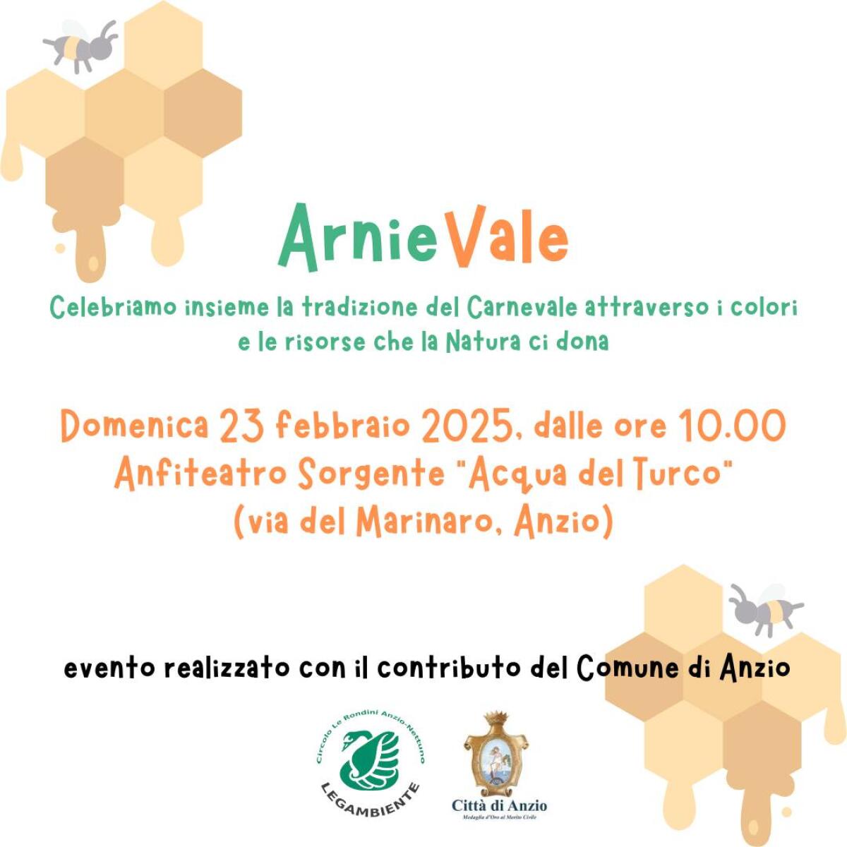 “Arnievale”: questa domenica un’iniziativa di Legambiente ad Anzio Colonia. Protagoniste le api. - 