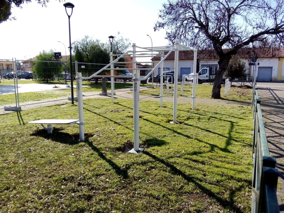 Una palestra a cielo aperto installata in Piazza XXIV Maggio a  Terracina - 