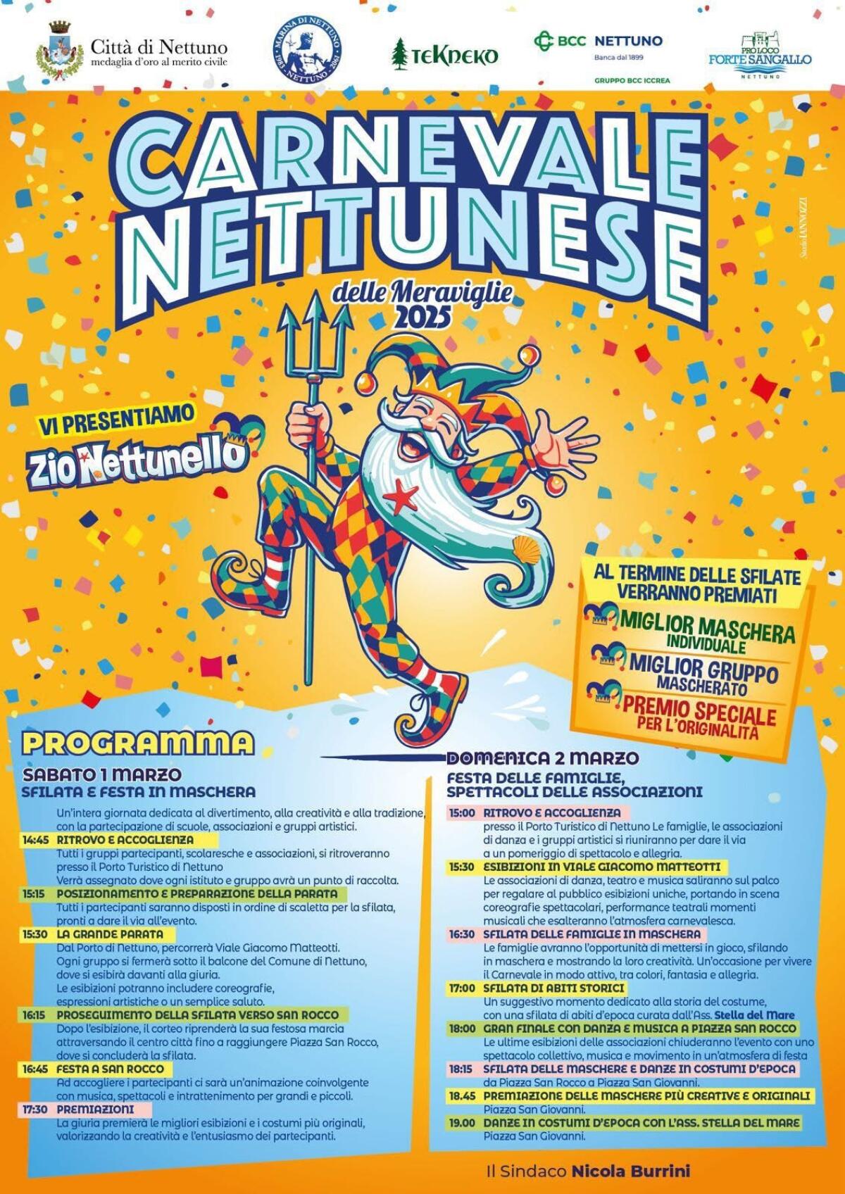 Nettuno presenta il Carnevale 2025 - 