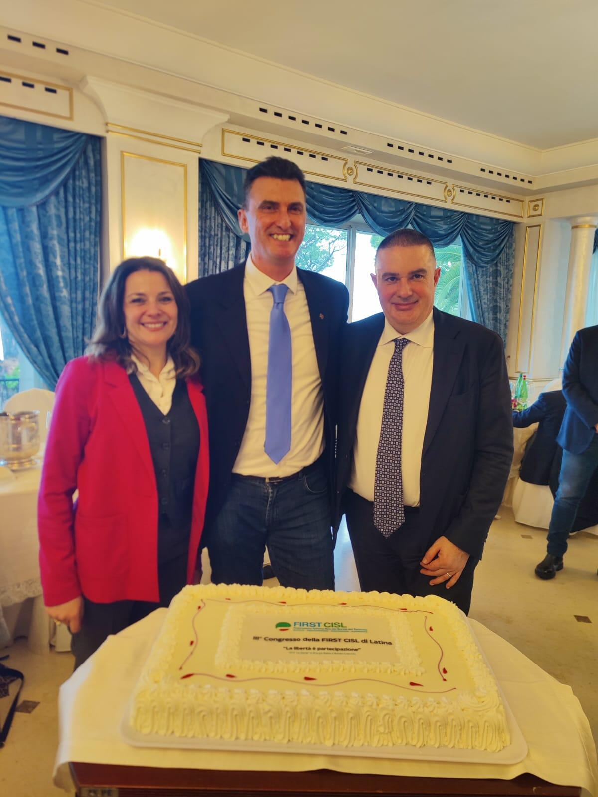 Terzo Congresso della First Cisl di Latina: confermato Antonio Viola alla guida. - 