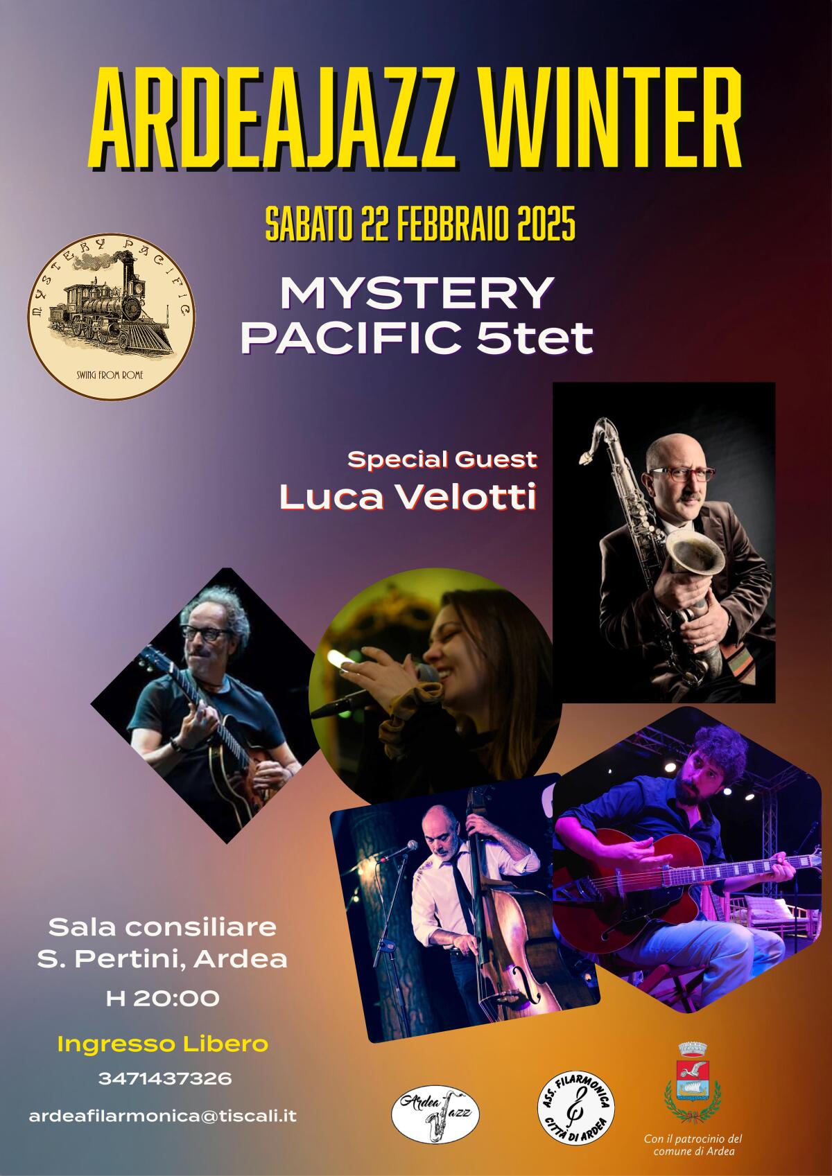 Ardeajazz Winter edizione 2025, suonano i Mystery Pacific - 