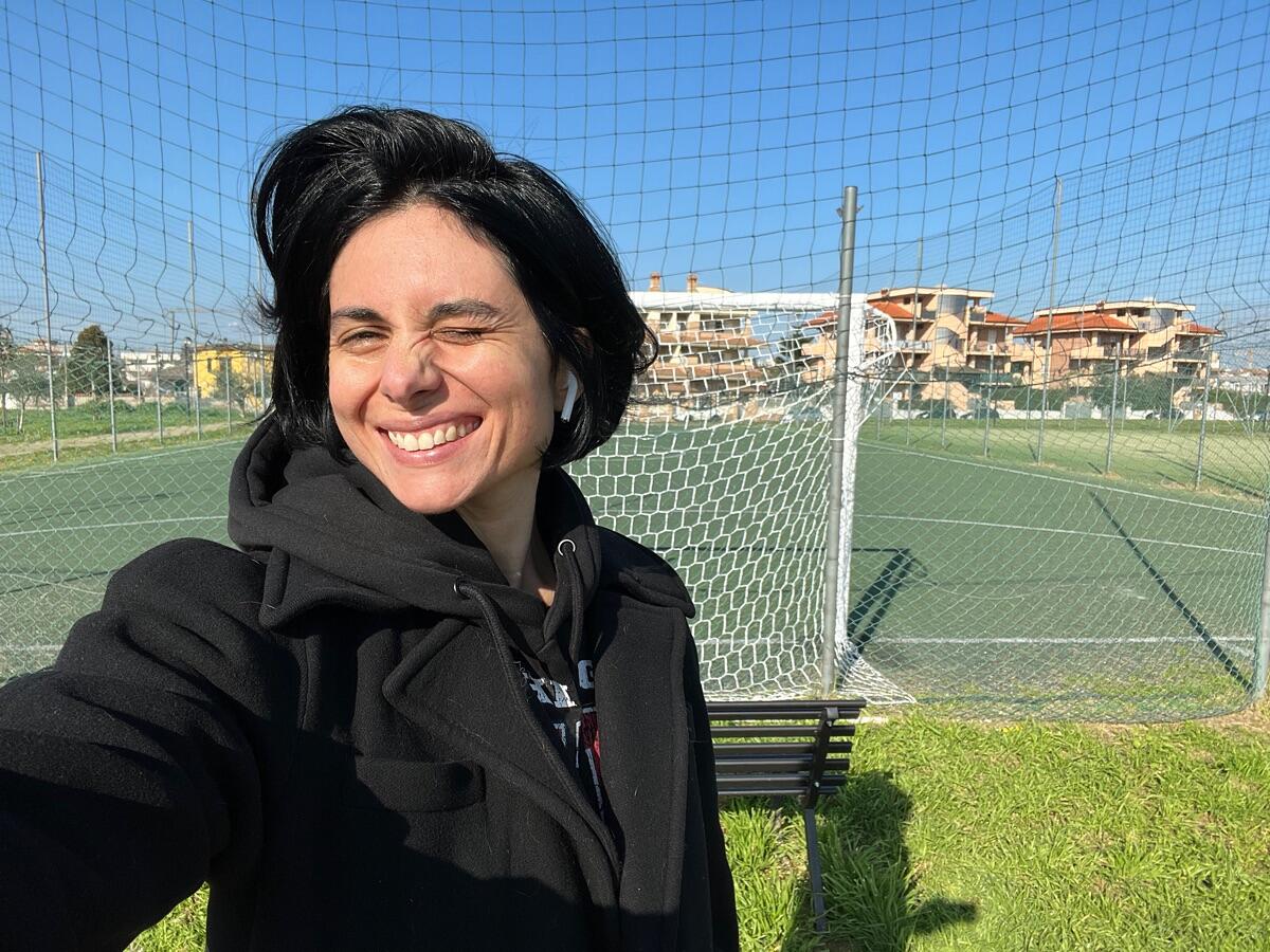 Aprilia - Un campetto di calcio al parco Don Angelo grazie a Giordana Angi - 