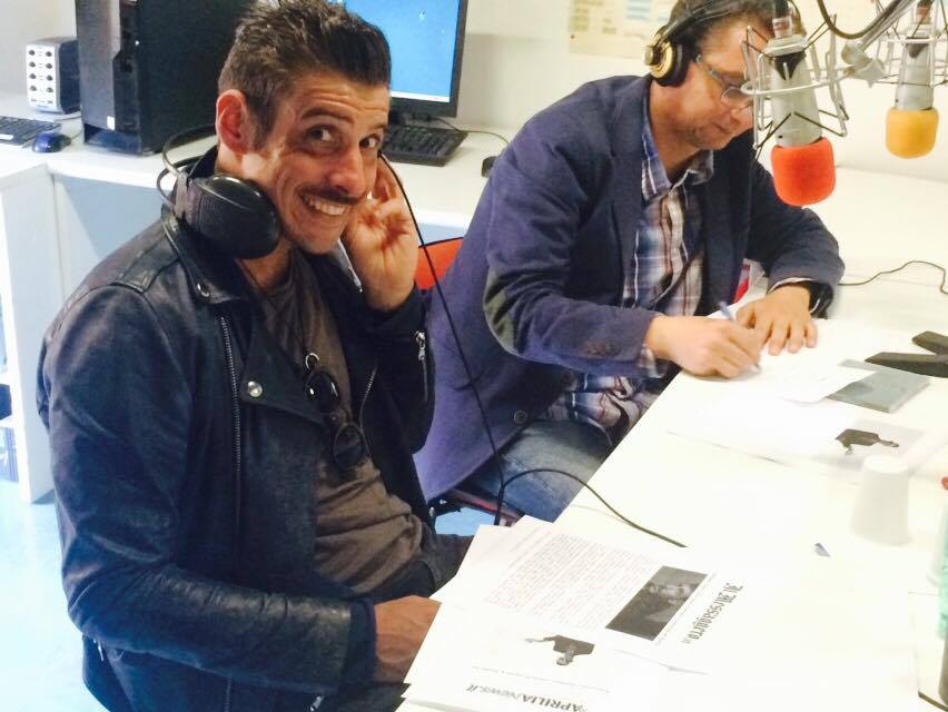 Francesco Gabbani, in gara in questa edizione di Sanremo, a Radio Studio 93
