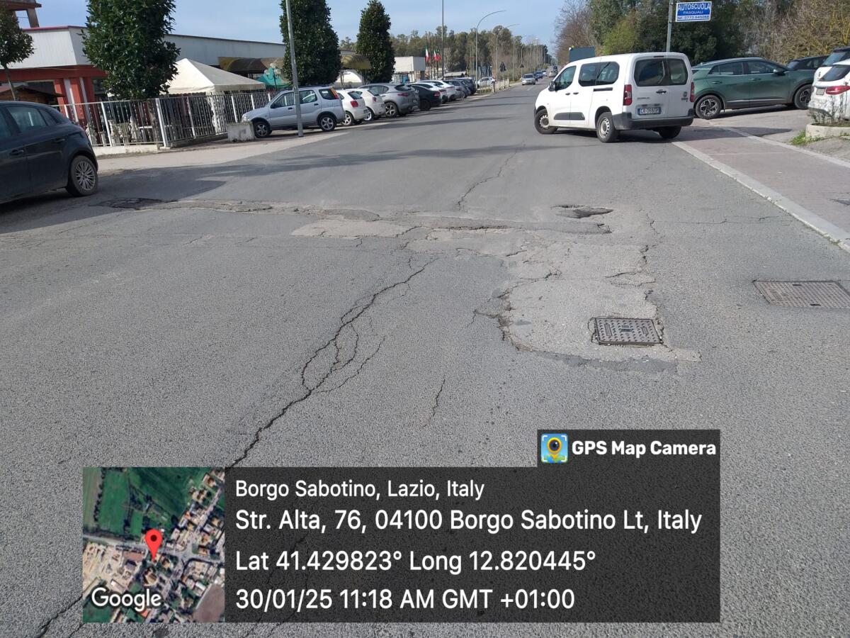 Interventi sulle strade provinciali nei Comuni di Aprilia, Cisterna e Latina - 