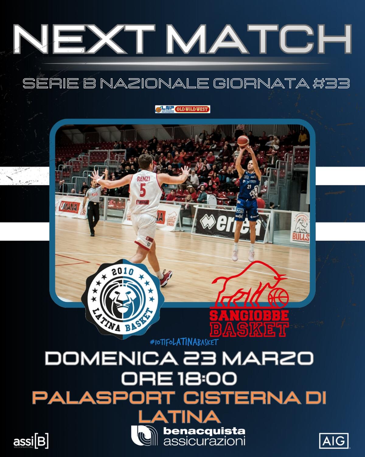 Basket B Nazionale: arriva Chiusi per il primo match del Latina dopo la sosta. - 