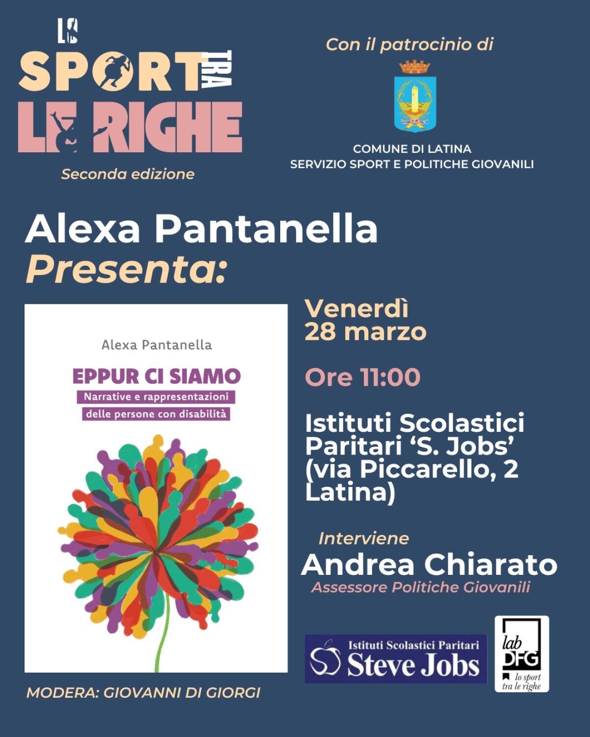 Inclusività e accessibilità nello sport: a Latina questo venerdì la presentazione del libro di Alexa Pantanella. - 