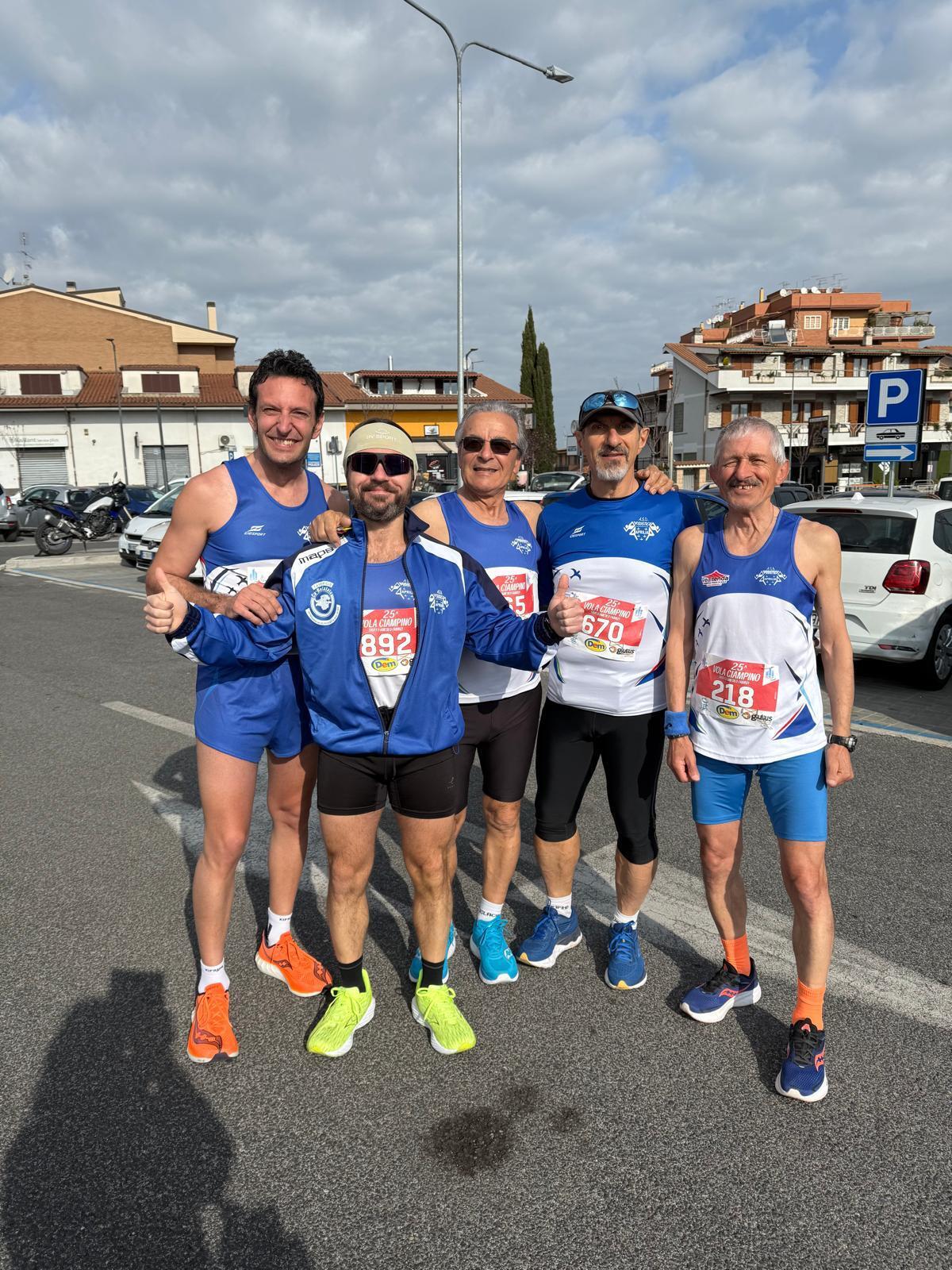 Vola Ciampino, presenti i ragazzi della Podistica Aprilia - 