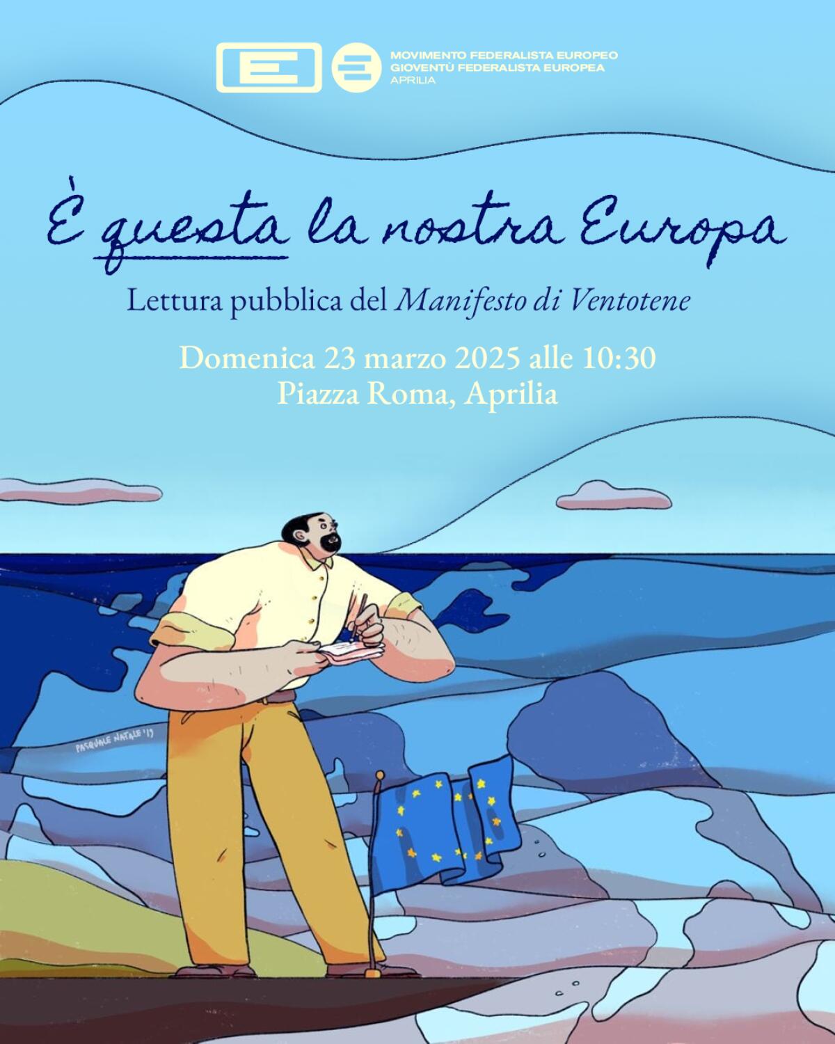 Ad Aprilia un incontro per leggere il Manifesto di Ventotene di Spinelli - 