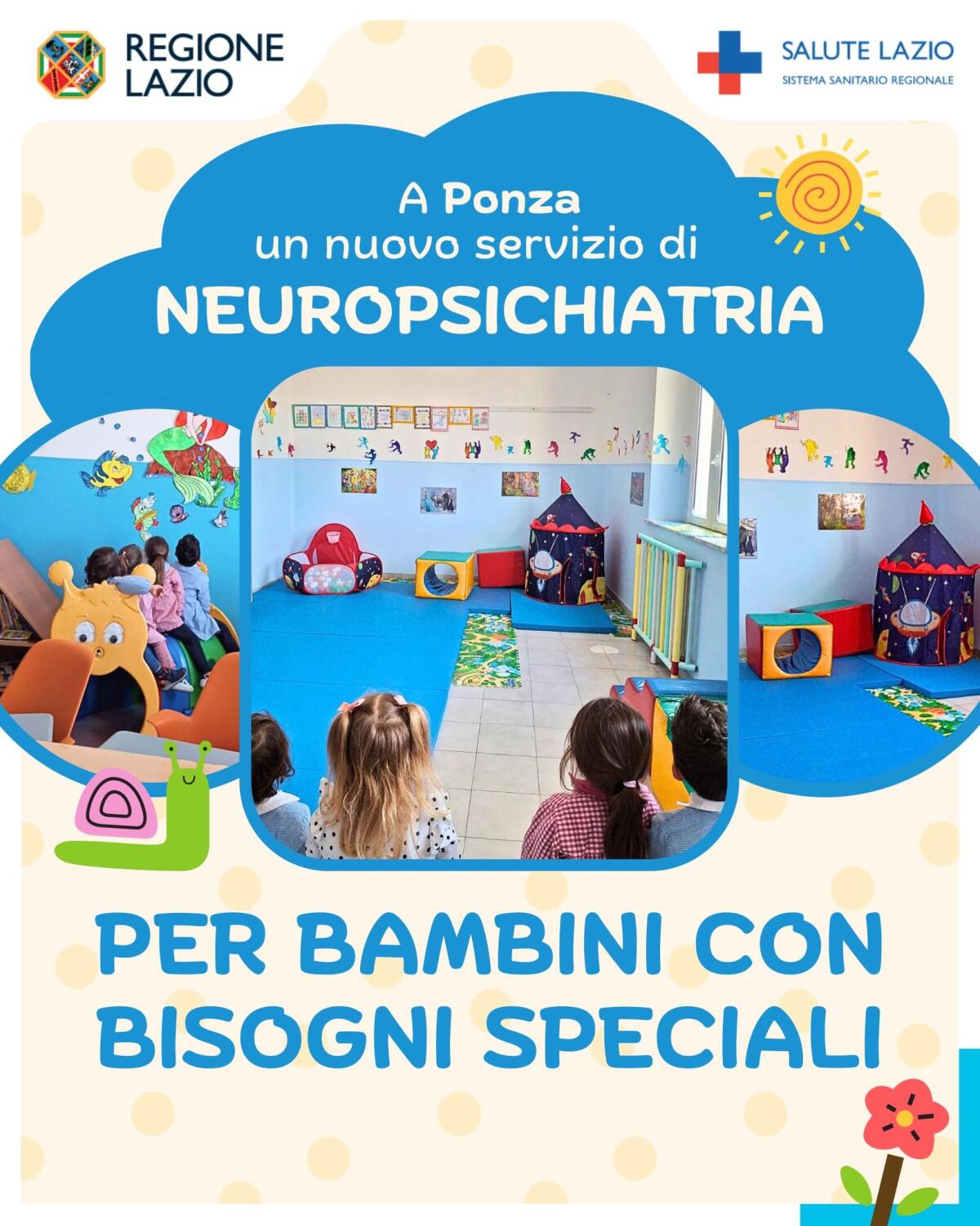 La Asl di Latina attiva sull’isola di Ponza il servizio riabilitativo di neuropsichiatria infantile, anche in telemedicina. - 