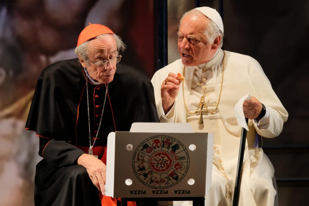 “I due Papi”: lo spettacolo con Giorgio Colangeli e Mariano Regillo in scena a Priverno. - 