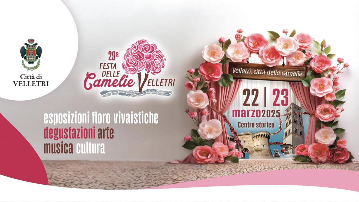 Condizioni meteo avverse, salta la cerimonia di inaugurazione della “Festa delle Camelie” a Velletri. Programma rivisitato. - 