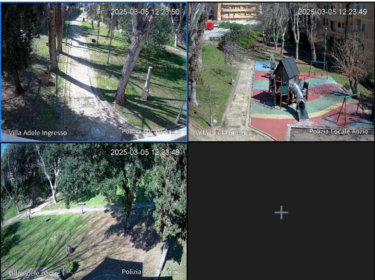 Giochi in sicurezza, ad Anzio entrano in funzione nuove telecamere a Villa Adele, contro gli atti vandalici. - 