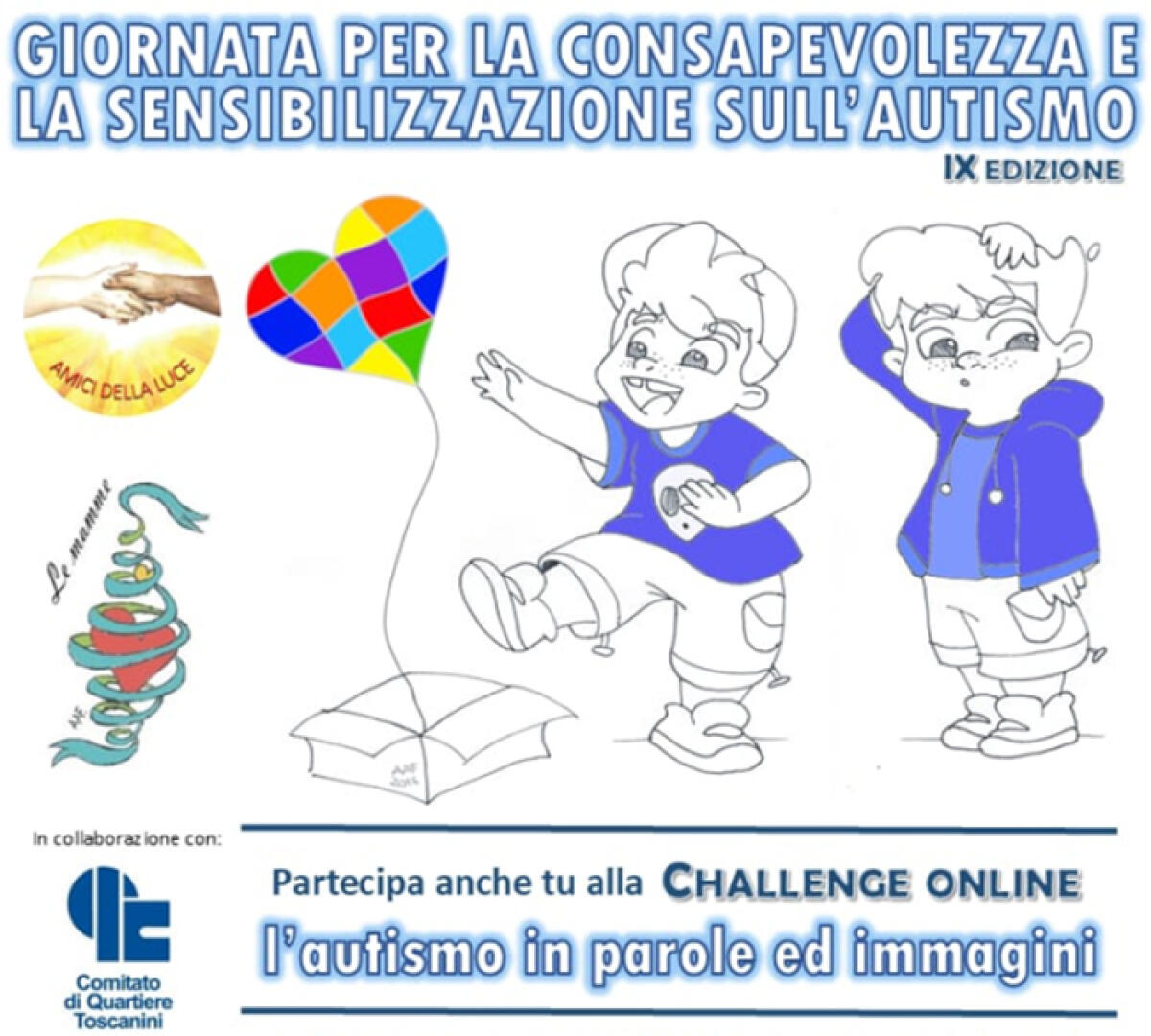 Giornata dell’Autismo, anche quest’anno l’associazione “Amici della Luce” di Aprilia lancia la challenge online. - 