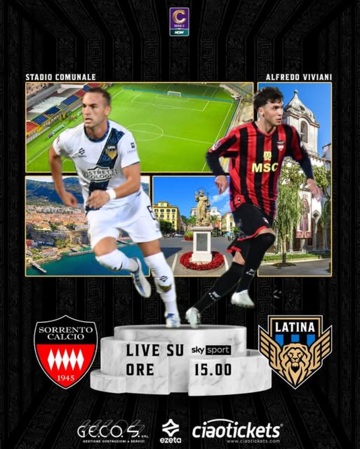 Calcio, serie C: oggi all’"Alfredo Viviani" di Potenza il Latina affronta Sorrento. Si gioca per la salvezza. - 