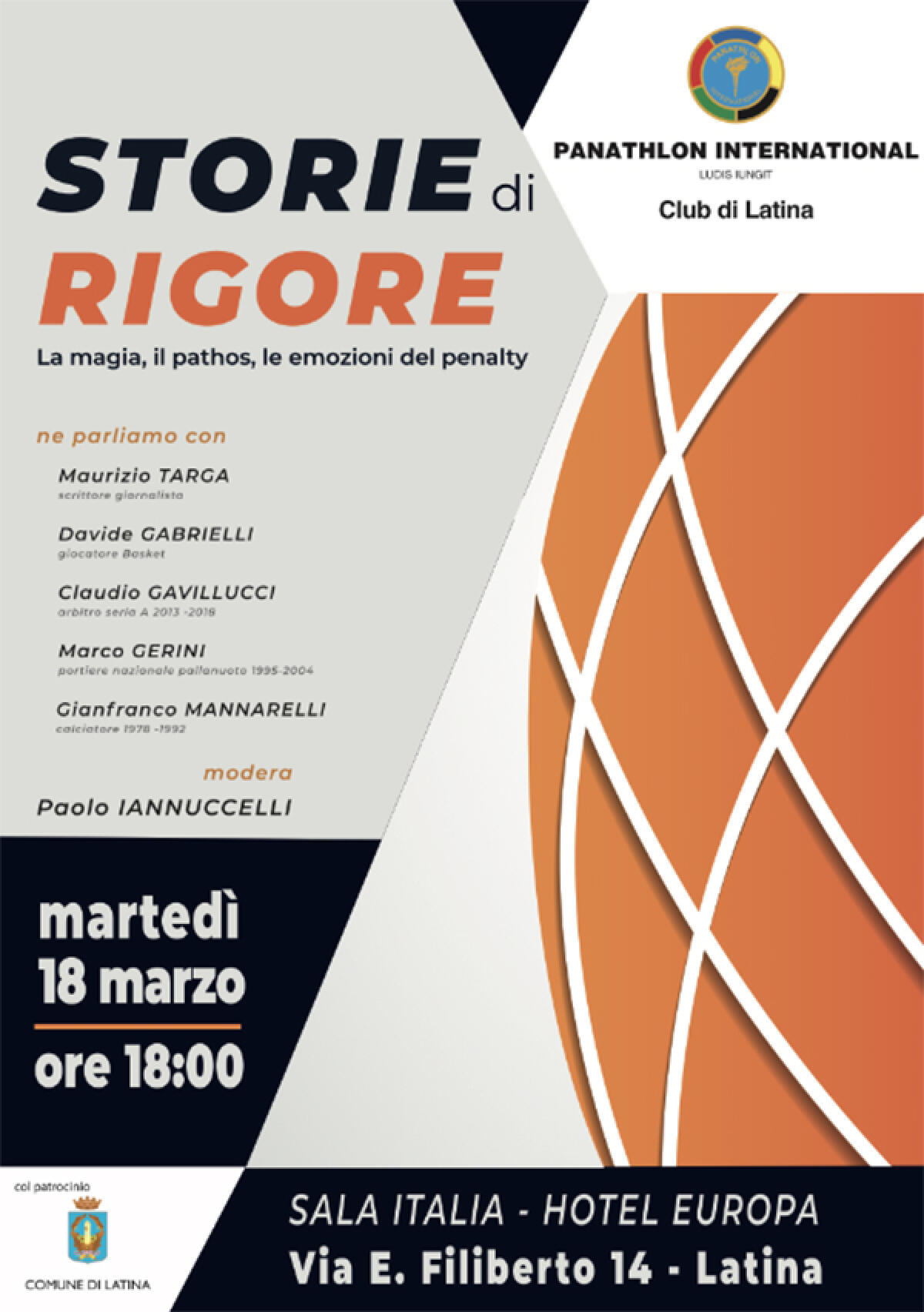 Sport, “Storie di Rigore”: a Latina una serata organizzata dal “Panathlon Club International”. - 