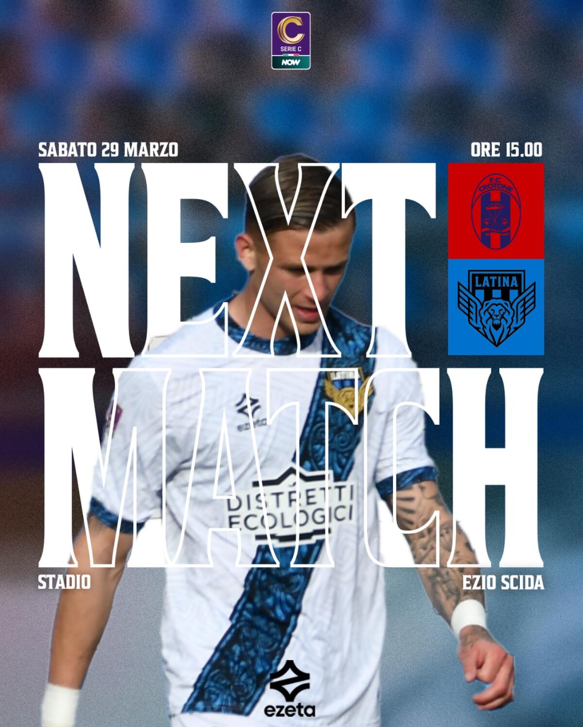 Calcio, serie C: il Latina all'"Ezio Sacida" questo sabato affronta il Crotone. Non sono concessi errori. - 