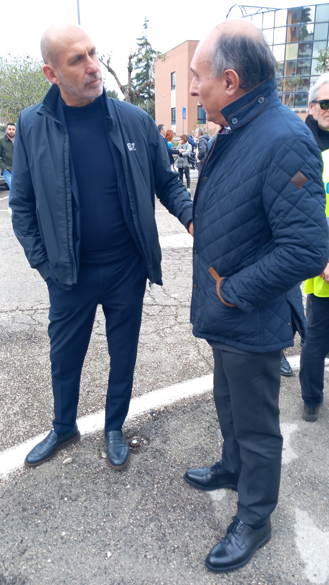 Enrico Tiero con Vincenzo Giovannini, presidente Provinciale di Italia Viva                               