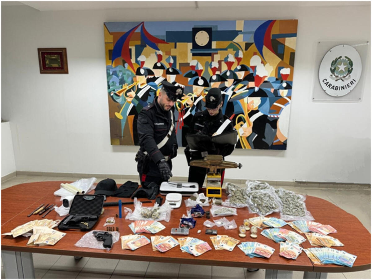 Aprilia - Droga, armi e soldi falsi: 2 arresti - 