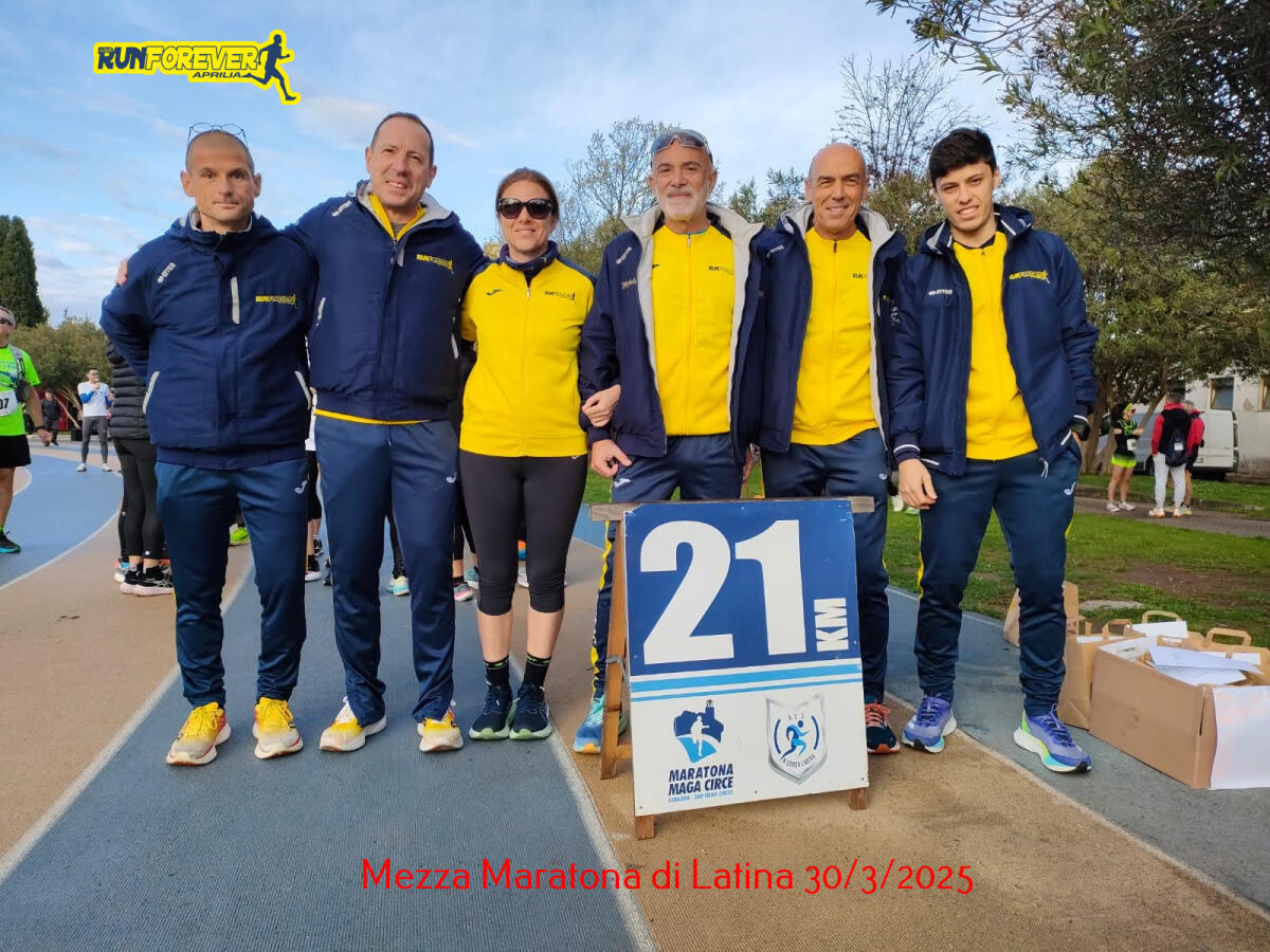 Vivicittà Latina e Memorial Ferrari, presente la Runforever Aprilia - 