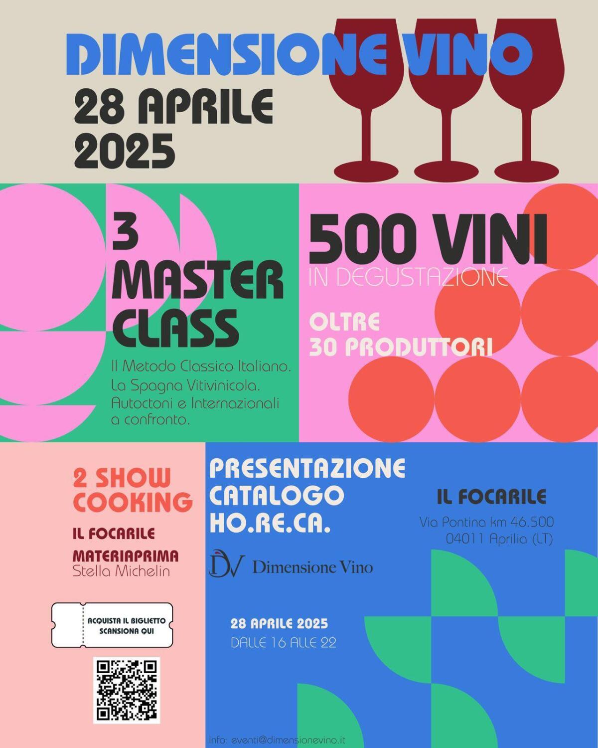 “Dimensione Vino”: ad Aprilia torna l’evento annuale che coinvolge operatori del settore e wine lovers. - 
