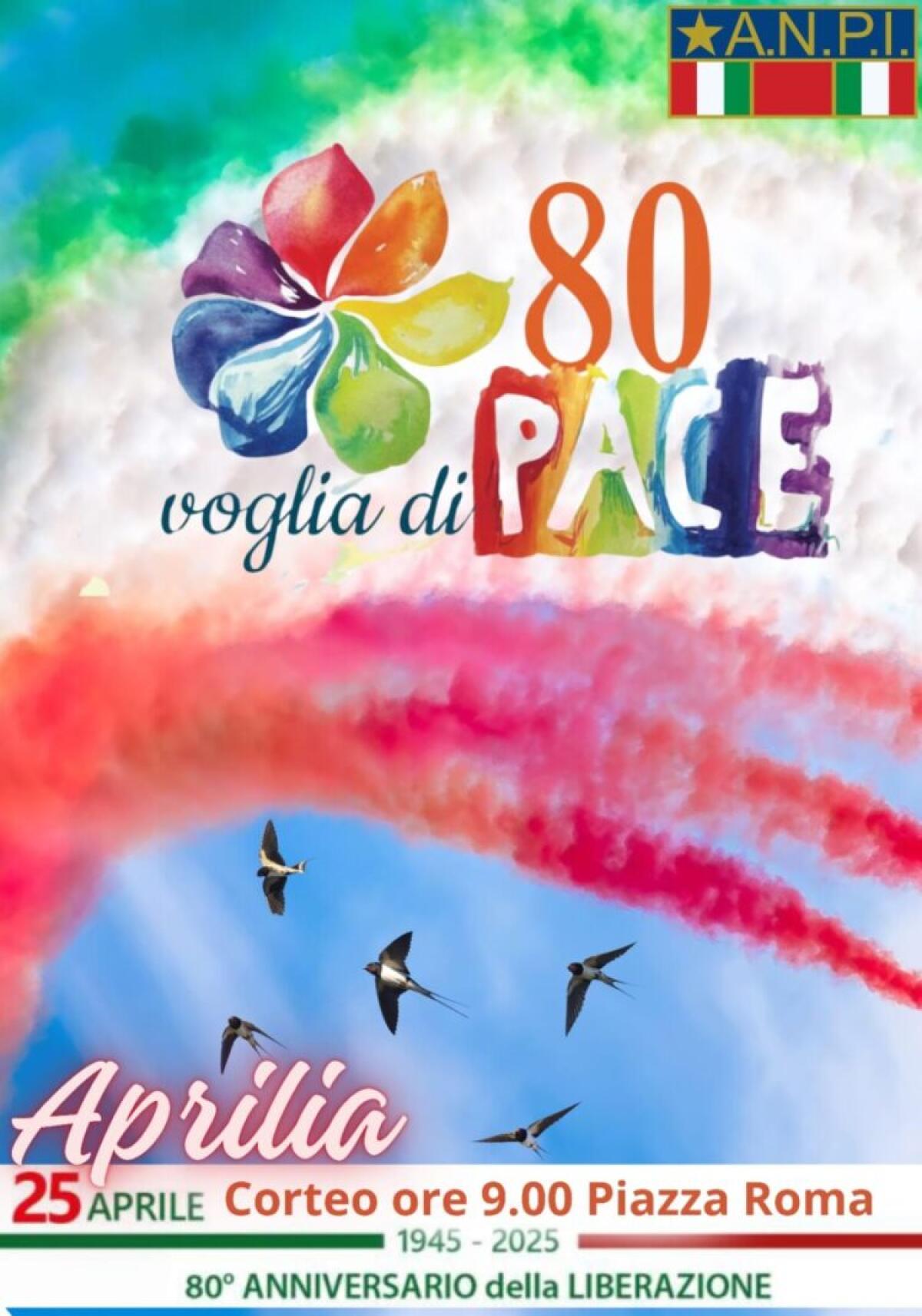25 aprile, l'Anpi di Aprilia: "Per la Resistenza, per il Manifesto di Ventotene e l’Italia della Costituzione" - 