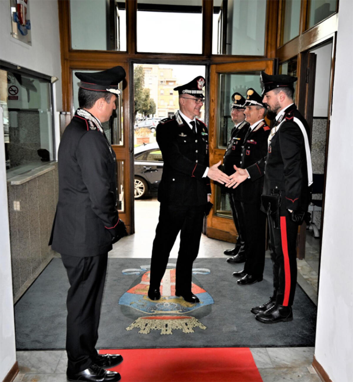 Il Comandante della Legione Carabinieri Lazio, il Generale Ugo Cantoni, in visita al Comando Provinciale di Latina. - 