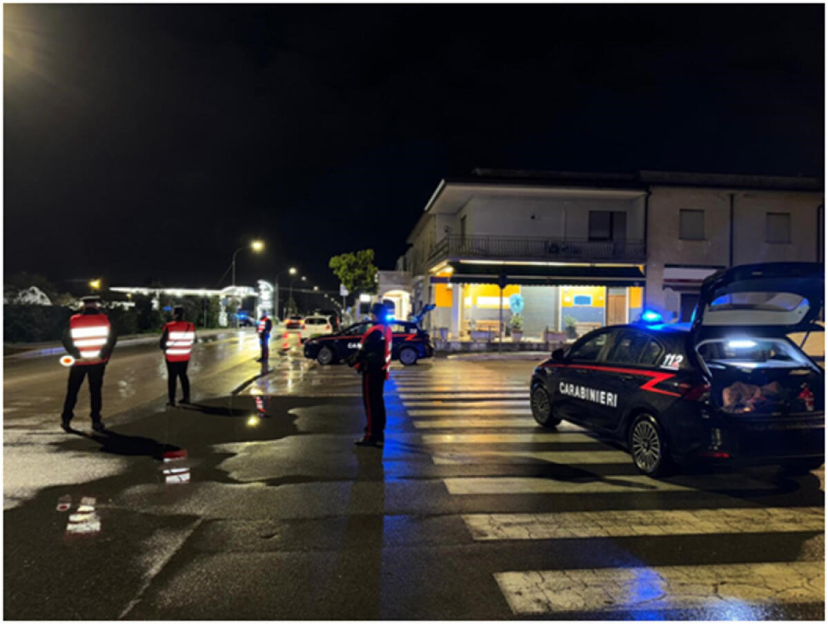 Controlli dei carabinieri tra Terracina, Fondi e Sperlonga - 