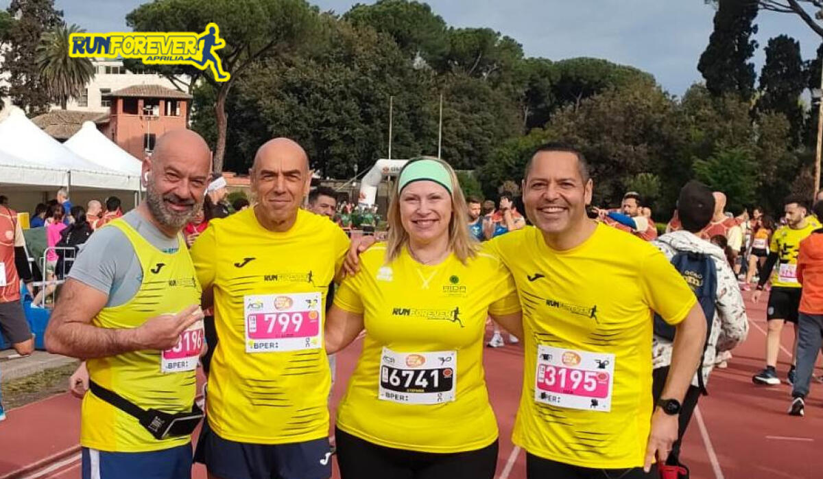 Roma Appia Run, presenti 7 atleti Runforever Aprilia - 