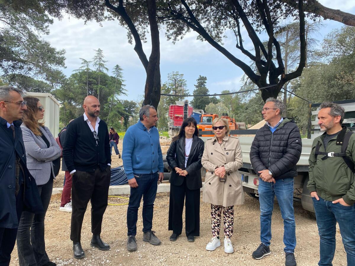 Parco Falcone e Borsellino a Latina, il sopralluogo del Sindaco e del Vicesindaco - 
