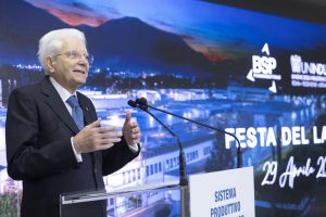 Il Presidente della Repubblica Sergio Mattarella all’azienda BSP Pharmaceuticals S.p.a di Latina, in occasione della celebrazione della Festa del Lavoro(foto di Francesco Ammendola - Ufficio per la Stampa e la Comunicazione della Presidenza della Repubbli