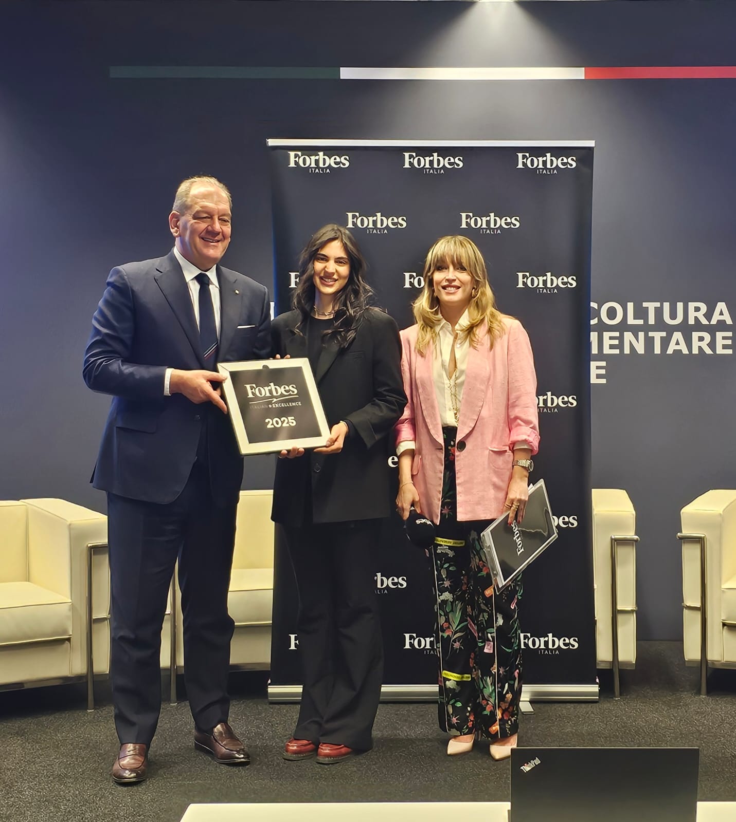 Forbes Italia consegna il premio a Giorgia Bagaglini