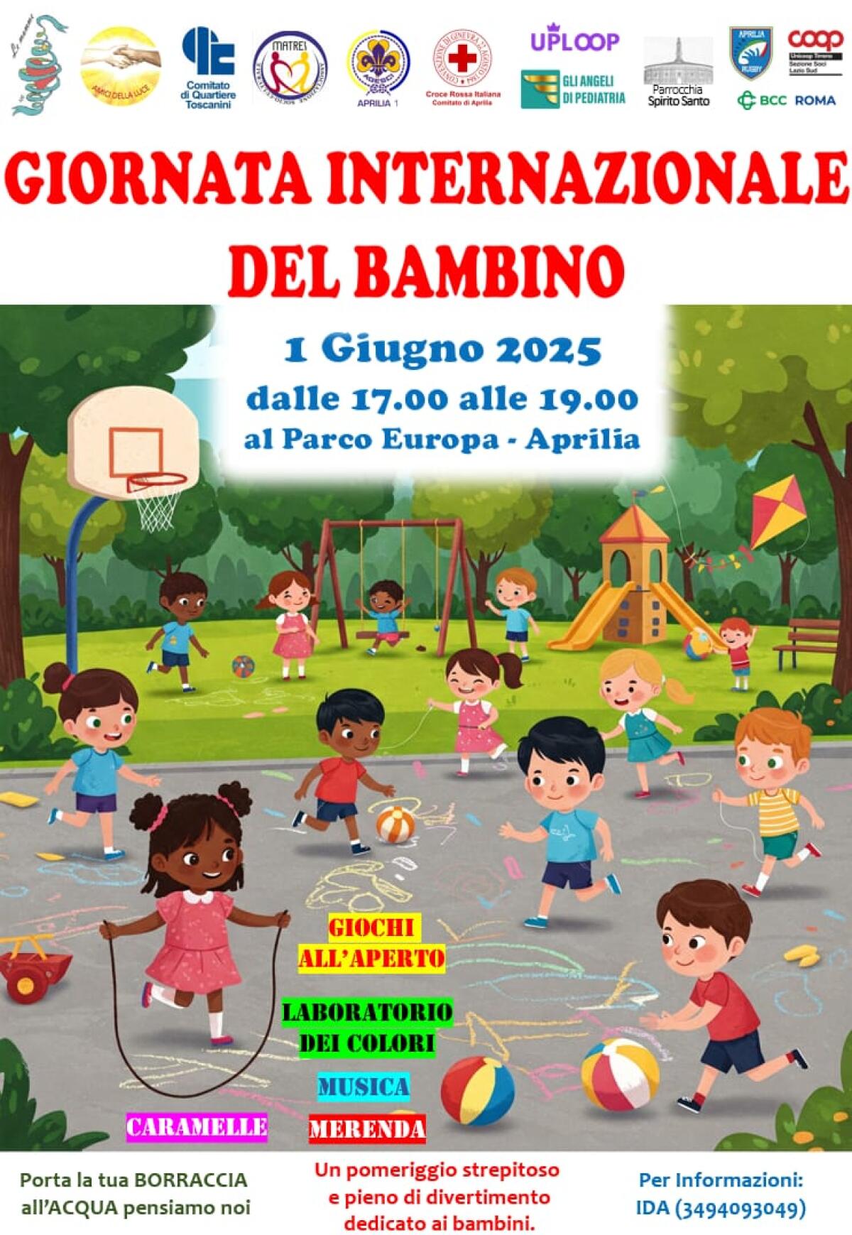 Aprilia - Al Parco Europa la "Giornata Internazionale del Bambino" - 