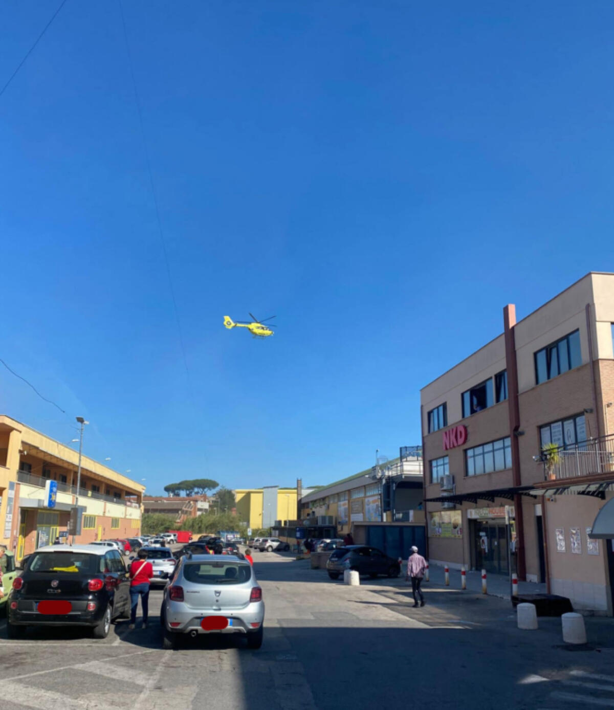 Incidente in via Cancelliera ad Ariccia, atterra l'eliambulanza - 